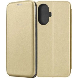 Чехол-книжка для Realme C55 Fashion Case на магнитах с визитницей Золотой