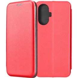 Чехол-книжка для Realme C55 Fashion Case на магнитах с визитницей Красный