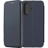 Чехол-книжка для Realme C55 Fashion Case на магнитах с визитницей Темно-синий