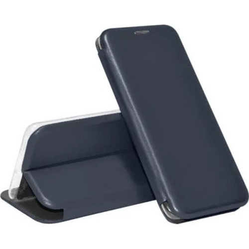 Чехол-книжка для Realme C55 Fashion Case на магнитах с визитницей Темно-синий