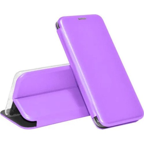 Чехол-книжка для Realme C55 Fashion Case на магнитах с визитницей Фиолетовый