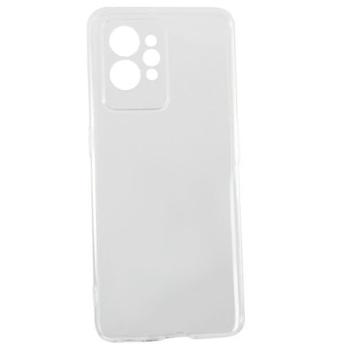 Силиконовый чехол для Realme GT 2 Pro TPU 1мм с защитой камеры Прозрачный