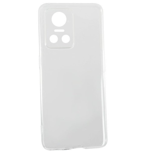 Силиконовый чехол для Realme GT Neo 3 TPU 1мм с защитой камеры Прозрачный