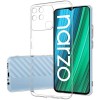 Силиконовый чехол для Realme Narzo 50A TPU 1мм с защитой камеры Прозрачный