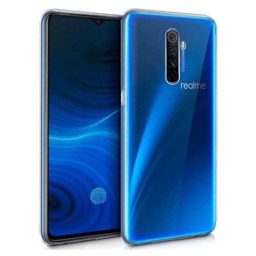Силиконовый чехол для Realme X2 Pro TPU 1мм Прозрачный глянцевый