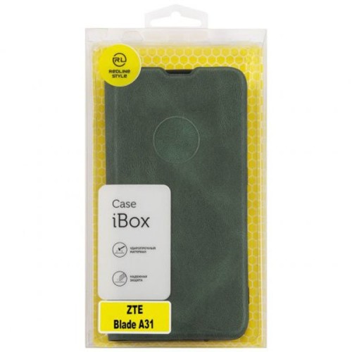 Чехол книжка для ZTE Blade A31 Red Line iBox Зеленый