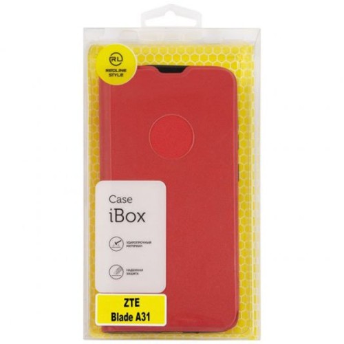 Чехол книжка для ZTE Blade A31 Red Line iBox Красный