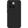 Силиконовый чехол для Xiaomi 14 Pro Red Line с защитой камеры матовый Черный