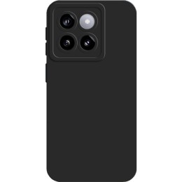 Силиконовый чехол для Xiaomi 14 Red Line с защитой камеры матовый Черный