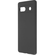 Силиконовый чехол для Google Pixel 7A Red Line с защитой камеры матовый