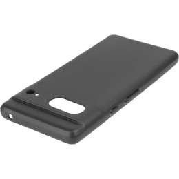 Силиконовый чехол для Google Pixel 7 Red Line с защитой камеры матовый Черный