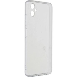 Силиконовый чехол для Samsung Galaxy A05 Red Line с защитой камеры глянцевый Прозрачный