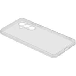 Силиконовый чехол для Samsung Galaxy A35 Red Line с защитой камеры глянцевый Прозрачный