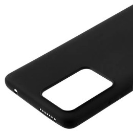 Силиконовый чехол для Xiaomi 11T / Xiaomi 11T Pro Red Line матовый Черный