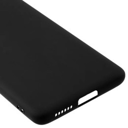 Силиконовый чехол для Xiaomi 11T / Xiaomi 11T Pro Red Line матовый Черный