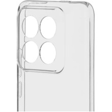 Силиконовый чехол для Xiaomi 14 Red Line с защитой камеры глянцевый