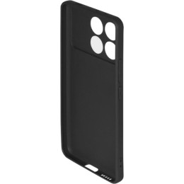 Силиконовый чехол для Xiaomi Poco X6 5G Red Line с защитой камеры матовый Черный