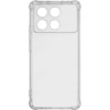 Силиконовый чехол для Xiaomi Poco X6 Pro Red Line iBox Crystal с усиленными углами Прозрачный