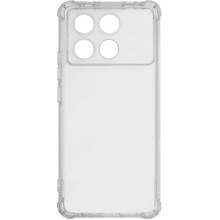 Силиконовый чехол для Xiaomi Poco X6 Pro Red Line iBox Crystal с усиленными углами