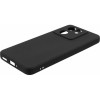 Силиконовый чехол для Xiaomi Redmi 13C Red line с защитой камеры матовый Черный