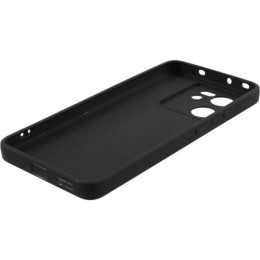 Силиконовый чехол для Xiaomi Redmi 13C Red line с защитой камеры матовый Черный