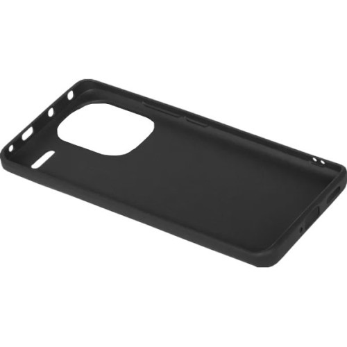 Силиконовый чехол для Xiaomi Redmi Note 13 Pro+ 5G Red Line матовый Черный