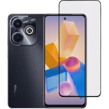 Защитное стекло для Infinix Hot 40 Red Line Full Screen Full Glue