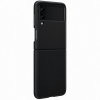 Чехол накладка для Samsung Galaxy Z Flip 3 Leather Cover EF-VF711LBEGRU Черный