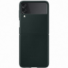 Чехол накладка для Samsung Galaxy Z Flip 3 Leather Cover EF-VF711LGEGRU Зеленый