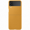 Чехол накладка для Samsung Galaxy Z Flip 3 Leather Cover EF-VF711LYEGRU Коричневый