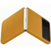 Чехол накладка для Samsung Galaxy Z Flip 3 Leather Cover EF-VF711LYEGRU Коричневый