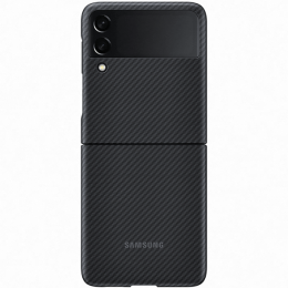 Чехол накладка для Samsung Galaxy Z Flip 3 Aramid Cover EF-XF711SBEGRU Черный