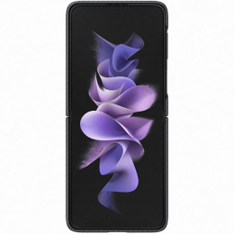 Чехол накладка для Samsung Galaxy Z Flip 3 Aramid Cover EF-XF711SBEGRU Черный