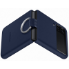 Силиконовый чехол для Samsung Galaxy Z Flip 3 Silicone Cover with Ring EF-PF711TNEGRU Синий