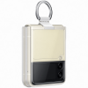 Силиконовый чехол для Samsung Galaxy Z Flip 3 Clear Cover with Ring EF-QF711CTEGRU Прозрачный