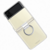 Силиконовый чехол для Samsung Galaxy Z Flip 3 Clear Cover with Ring EF-QF711CTEGRU Прозрачный
