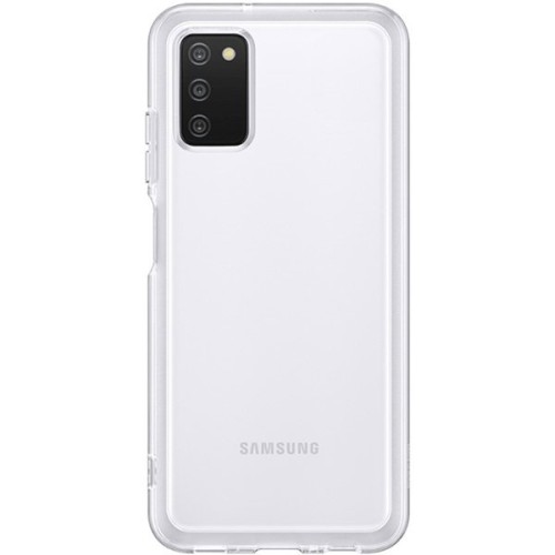 Силиконовый чехол для Samsung Galaxy A03S Clear Cover EF-QA037TTEGRU Прозрачный