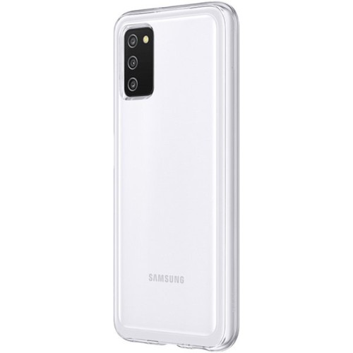 Силиконовый чехол для Samsung Galaxy A03S Clear Cover EF-QA037TTEGRU Прозрачный