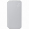 Чехол книжка для Samsung Galaxy S22+ Smart LED View Cover EF-NS906PJEGRU Светло серый