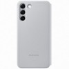 Чехол книжка для Samsung Galaxy S22+ Smart LED View Cover EF-NS906PJEGRU Светло серый