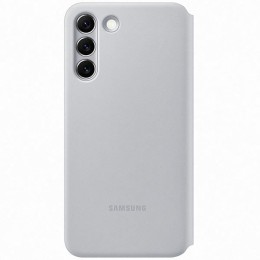 Чехол книжка для Samsung Galaxy S22+ Smart LED View Cover EF-NS906PJEGRU Светло серый