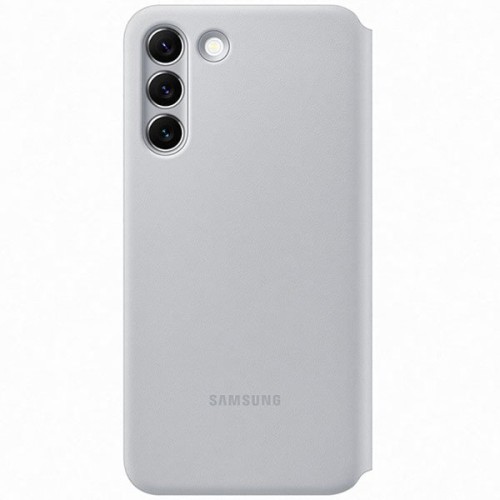 Чехол книжка для Samsung Galaxy S22+ Smart LED View Cover EF-NS906PJEGRU Светло серый