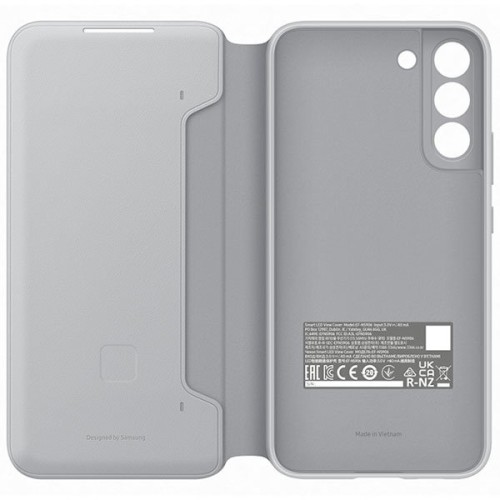 Чехол книжка для Samsung Galaxy S22+ Smart LED View Cover EF-NS906PJEGRU Светло серый