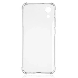 Силиконовый чехол для Samsung Galaxy A03 Core iBox Crystal с усиленными углами Прозрачный