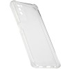 Силиконовый чехол для Samsung Galaxy A03S iBox Crystal с усиленными углами и защитой камеры Прозрачный