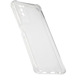 Силиконовый чехол для Samsung Galaxy A03S iBox Crystal с усиленными углами и защитой камеры Прозрачный