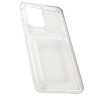 Силиконовый чехол для Samsung Galaxy A33 iBox Crystal с кардхолдером Прозрачный