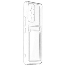 Силиконовый чехол для Samsung Galaxy A53 iBox Crystal с кардхолдером Прозрачный