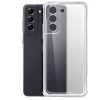 Силиконовый чехол для Samsung Galaxy S21 FE iBox Crystal с усиленными углами и защитой камеры Прозрачный