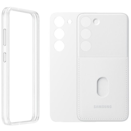 Чехол накладка для Samsung Galaxy S23 Frame Case EF-MS911CWEGRU Белый